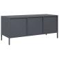 Preview: TV-Schrank Anthrazit 101,5x39x43,5 cm Kaltgewalzter Stahl