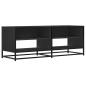 Preview: TV-Schrank Schwarz 120,5x40x46 cm Holzwerkstoff und Metall