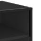 Preview: TV-Schrank Schwarz 120,5x40x46 cm Holzwerkstoff und Metall