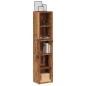 Preview: ARDEBO.de - CD-Regale 2 Stk. Altholz-Optik 21x16x93,5 cm Holzwerkstoff