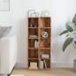 Preview: CD-Regale 2 Stk. Altholz-Optik 21x16x93,5 cm Holzwerkstoff