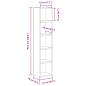 Preview: CD-Regale 2 Stk. Altholz-Optik 21x16x93,5 cm Holzwerkstoff