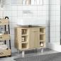 Preview: Badezimmerschrank Sonoma-Eiche 60x32x53,5 cm Holzwerkstoff