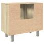 Preview: Badezimmerschrank Sonoma-Eiche 60x32x53,5 cm Holzwerkstoff