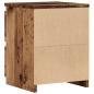 Preview: Nachttisch Altholz-Optik 30×30×40 cm Holzwerkstoff