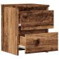 Preview: Nachttisch Altholz-Optik 30×30×40 cm Holzwerkstoff