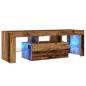 Preview: TV-Schrank mit LED Altholz-Optik 120x36,5x40 cm Holzwerkstoff