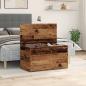 Preview: Aufbewahrungstruhe Altholz-Optik 84x42x46 cm Holzwerkstoff