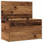Preview: Aufbewahrungstruhe Altholz-Optik 84x42x46 cm Holzwerkstoff