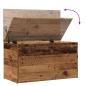 Preview: Aufbewahrungstruhe Altholz-Optik 84x42x46 cm Holzwerkstoff