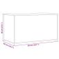 Preview: Aufbewahrungstruhe Altholz-Optik 84x42x46 cm Holzwerkstoff