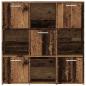 Preview: Bücherregal Altholz-Optik 90x28x90 cm Holzwerkstoff