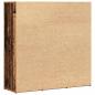 Preview: Bücherregal Altholz-Optik 90x28x90 cm Holzwerkstoff