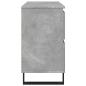 Preview: Waschbeckenunterschrank Betongrau 80x33x60 cm Holzwerkstoff