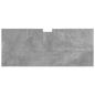 Preview: Waschbeckenunterschrank Betongrau 80x33x60 cm Holzwerkstoff