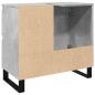 Preview: Waschbeckenunterschrank Betongrau 65x33x60 cm Holzwerkstoff