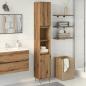 Preview: Badschrank Artisan-Eiche 30x30x190 cm Holzwerkstoff