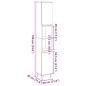 Preview: Badschrank Artisan-Eiche 30x30x190 cm Holzwerkstoff