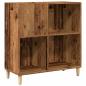 Preview: Plattenschrank Altholz-Optik 84,5x38x89 cm Holzwerkstoff