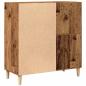 Preview: Plattenschrank Altholz-Optik 84,5x38x89 cm Holzwerkstoff