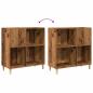 Preview: Plattenschrank Altholz-Optik 84,5x38x89 cm Holzwerkstoff