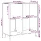 Preview: Plattenschrank Altholz-Optik 84,5x38x89 cm Holzwerkstoff
