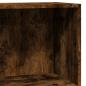 Preview: Bücherregal Räuchereiche 40x30x77 cm Holzwerkstoff