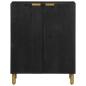 Preview: Sideboard Schwarz 60x33x75 cm Holzwerkstoff