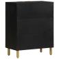 Preview: Sideboard Schwarz 60x33x75 cm Holzwerkstoff