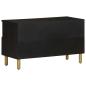 Preview: TV-Schrank Schwarz 80x33x46 cm Holzwerkstoff