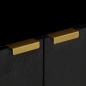 Preview: Sideboard Schwarz 60x33x75 cm Holzwerkstoff