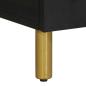Preview: Nachttisch Schwarz 50x33x60 cm Holzwerkstoff