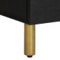 Preview: Nachttisch Schwarz 40x33x46 cm Massivholz Mango
