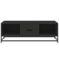 Preview: Couchtisch Schwarz 100x57x35 cm Holzwerkstoff und Metall