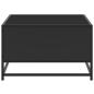 Preview: Couchtisch Schwarz 100x57x35 cm Holzwerkstoff und Metall