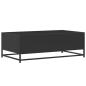 Preview: Couchtisch Schwarz 100x57x35 cm Holzwerkstoff und Metall