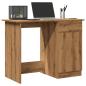 Preview: ARDEBO.de - Schreibtisch Artisan-Eiche 100x50x76 cm Holzwerkstoff