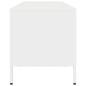Preview: TV-Schrank Weiß 135x39x43,5 cm Kaltgewalzter Stahl