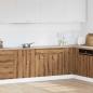 Preview: Schubunterschrank Artisan-Eiche 80x46x81,5 cm Holzwerkstoff