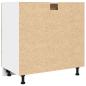 Preview: Schubunterschrank Artisan-Eiche 80x46x81,5 cm Holzwerkstoff
