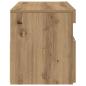Preview: TV-Schrank mit LED-Leuchten Artisan-Eiche 90x35x40 cm