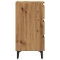 Preview: Nachttisch mit Metallbeinen Artisan-Eiche 40x35x69 cm