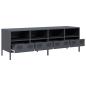 Preview: TV-Schrank Anthrazit 135x39x43,5 cm Kaltgewalzter Stahl