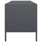 Preview: TV-Schrank Anthrazit 135x39x43,5 cm Kaltgewalzter Stahl