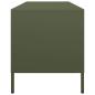 Preview: TV-Schrank Olivgrün 135x39x43,5 cm Kaltgewalzter Stahl