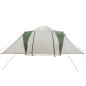 Preview: ARDEBO.de - Kuppel-Familienzelt 6 Personen Grün Wasserdicht