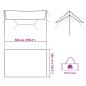 Preview: Tarp Braun 506x306 cm Wasserdicht