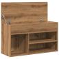 Preview: Schuhbank Artisan-Eiche 80x30x45 cm Holzwerkstoff