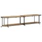Preview: ARDEBO.de - TV-Regal 200x42x40 cm Raues Mangoholz