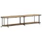 Preview: TV-Regal 200x42x40 cm Raues Mangoholz